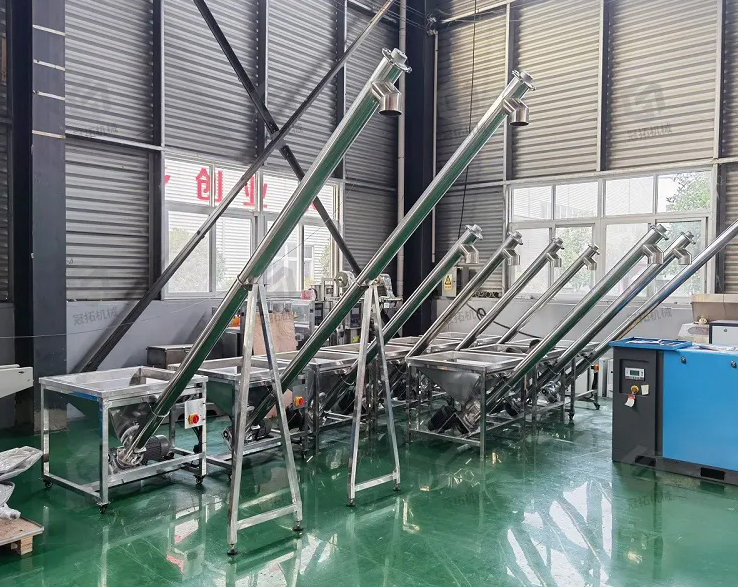 Soda Ash Screw Conveyor Dahan Vibration Machinery