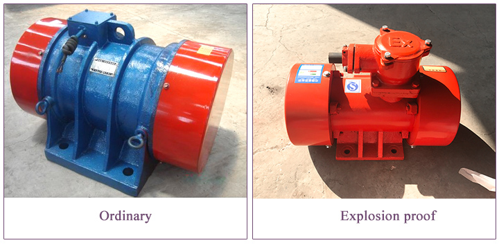 Ordinary and explosion-proof vibrating sieve motor