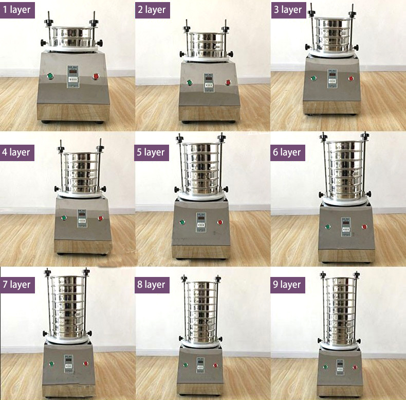 types of vibrating sieve shaker