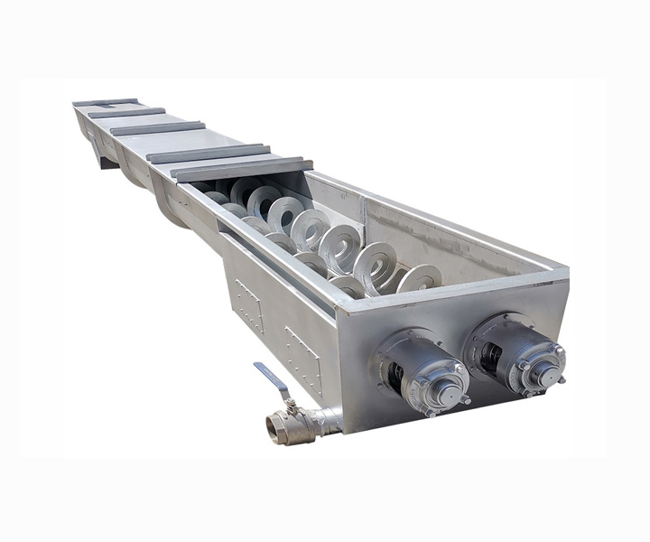 Twin screw conveyor