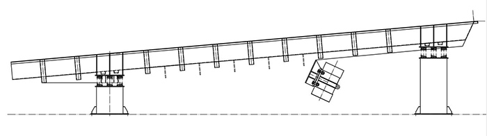 Structure of stainless steel bibrating conveyor