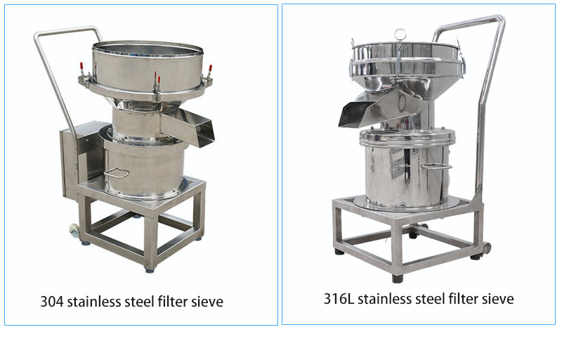 types of stainless steel filter sieve