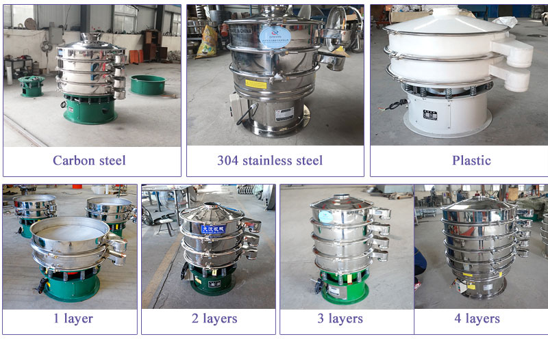 Vibratory sieve machine