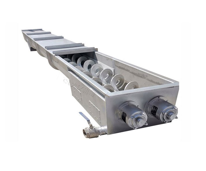 Stainless Steel Shaftless Screw Conveyor-DAHAN Vibration Machinery