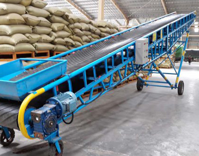 Rice Belt Conveyor for Rice Transshipment