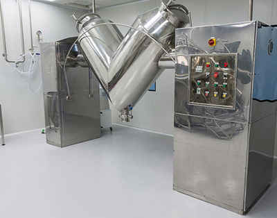 V-Type Mixer for MixingPowdered Active Pharmaceutical Ingredients in Laboratory