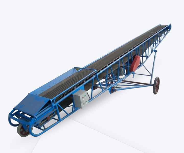 What is a large angle belt conveyor