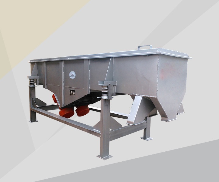 Linear vibratory sifter for tea