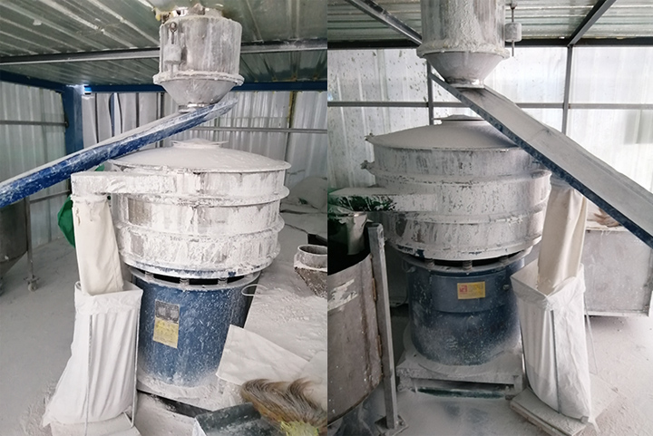 Vibro sifter is used for flour sifting