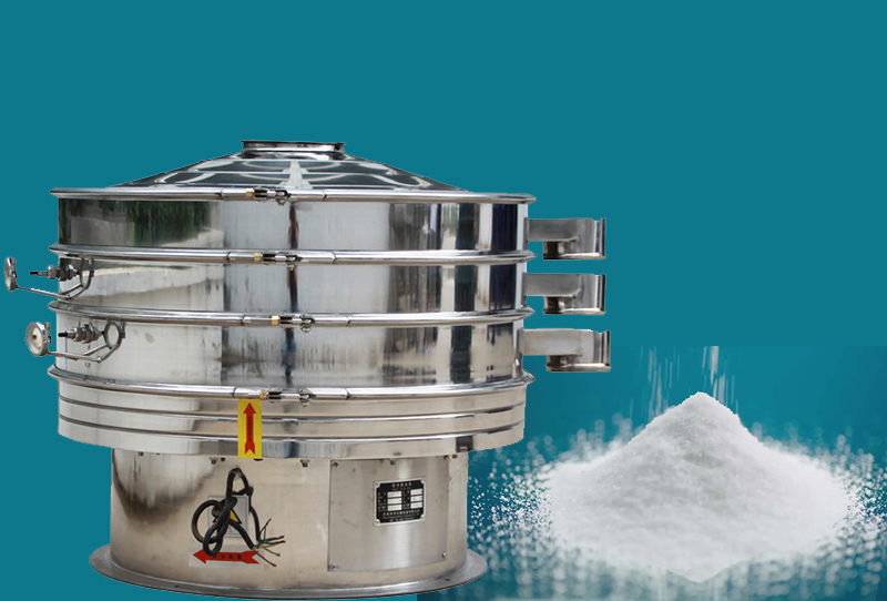 Salt Classifying with Vibro Sifter