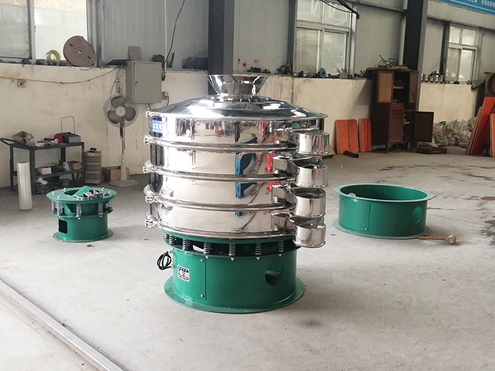 Application of Vibrating Sieve for Sieving Lotus Root Starch