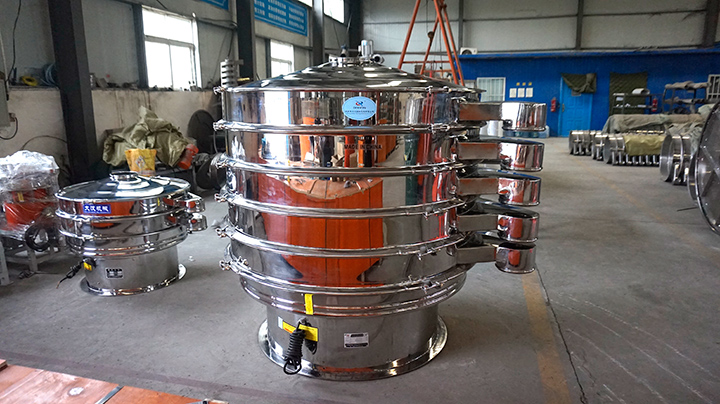 Application of multi-layer vibrating screen