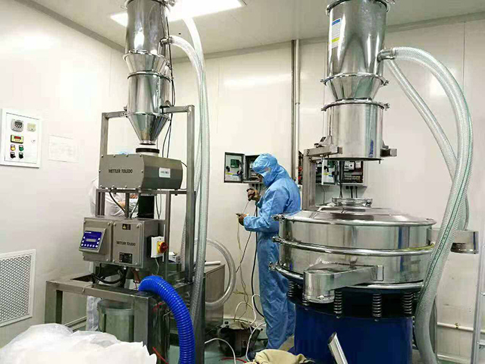 The application of three-dimensional rotary vibrating screen in the pharmaceutical industry
