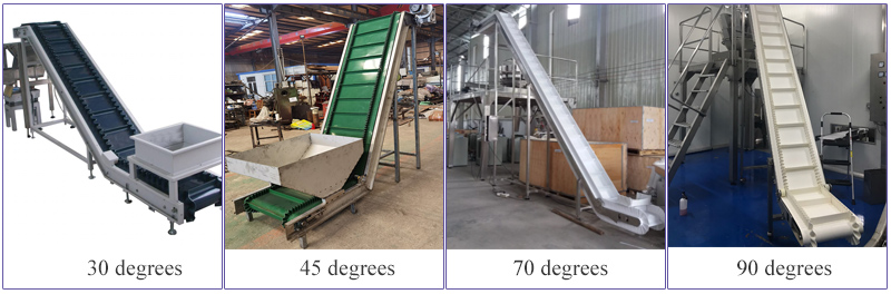 Climbing angle of climbing belt conveyor