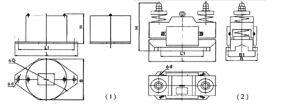 structure of electromagnetic warehouse wall vibrator