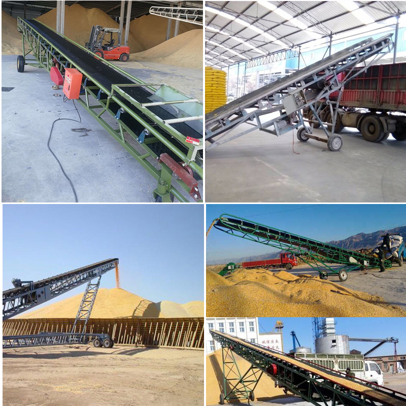 Bulk Grain Loading Mobile Belt Conveyor