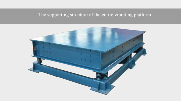 The working principle and structural characteristics of the vibration platform