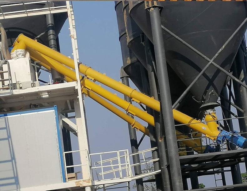 What type of conveyor is used in the cement industry?