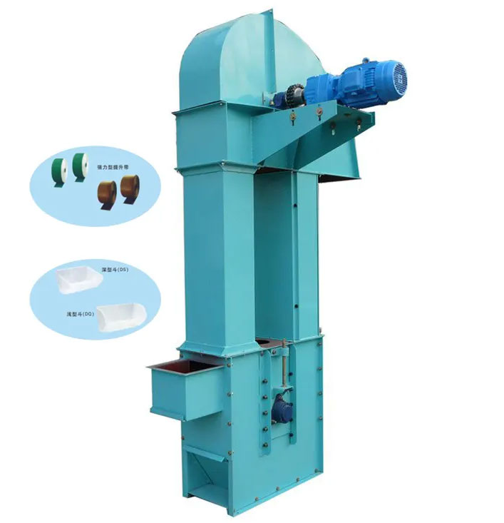 What is the difference between belt bucket elevator and chain bucket elevator?