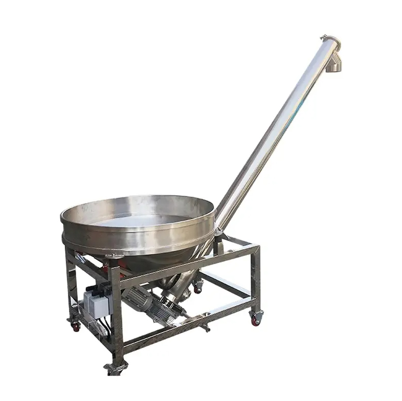 Glue remover dry powder screw conveyor