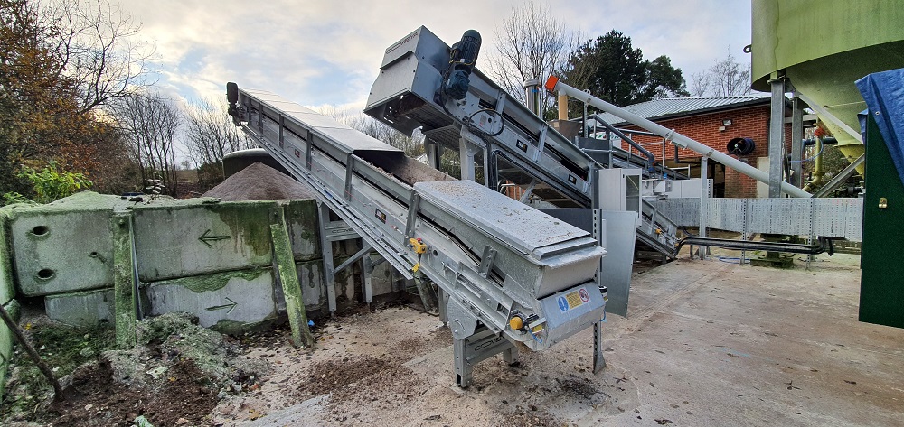 Belt Conveyor for Sludge