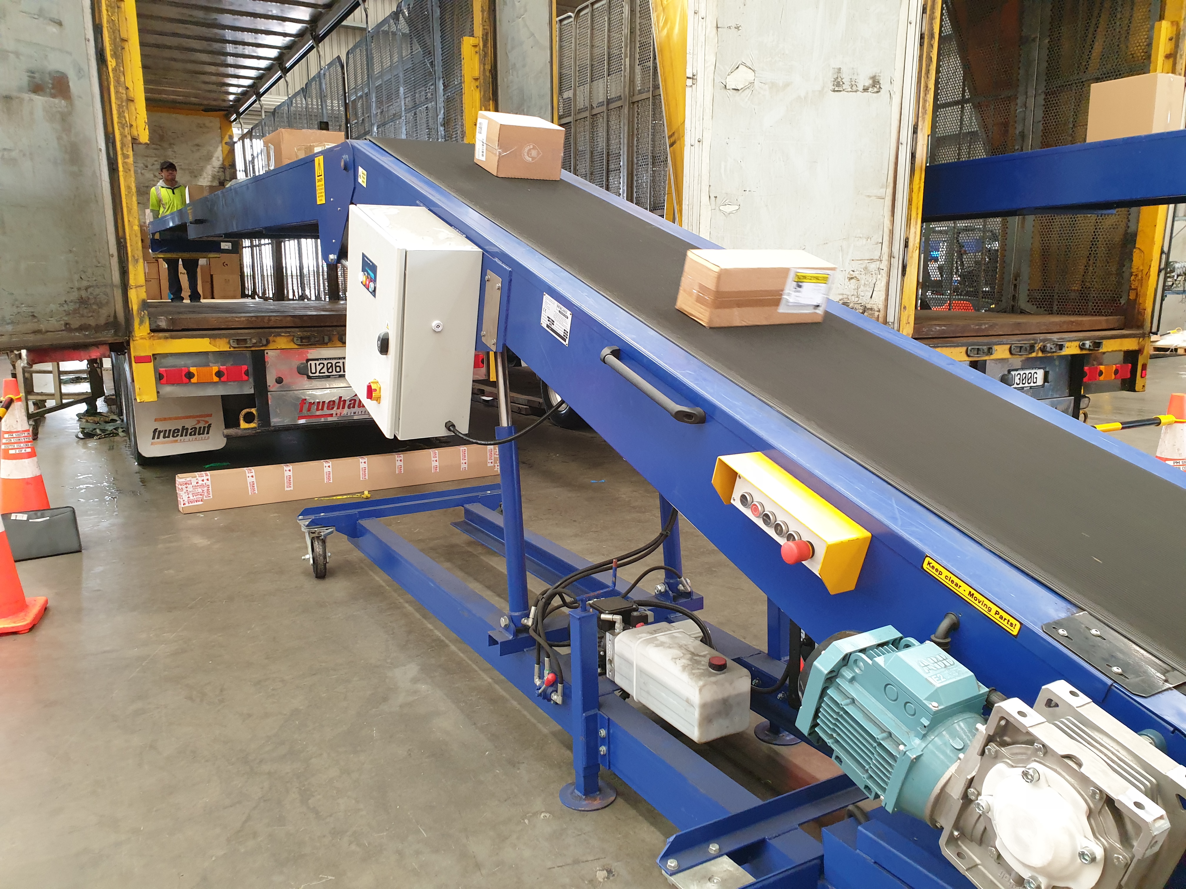 Truck Loading Unloading Belt Conveyor