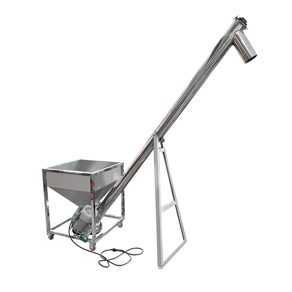What is the function of powder hopper feeder