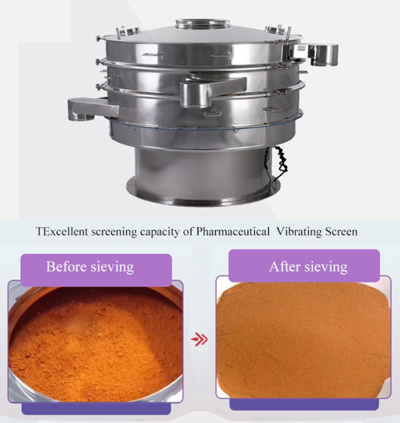 What pharmaceutical vibro sifter are used in the pharmaceutical industry?