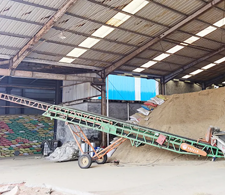 Folding Belt Conveyor for Sand Loading