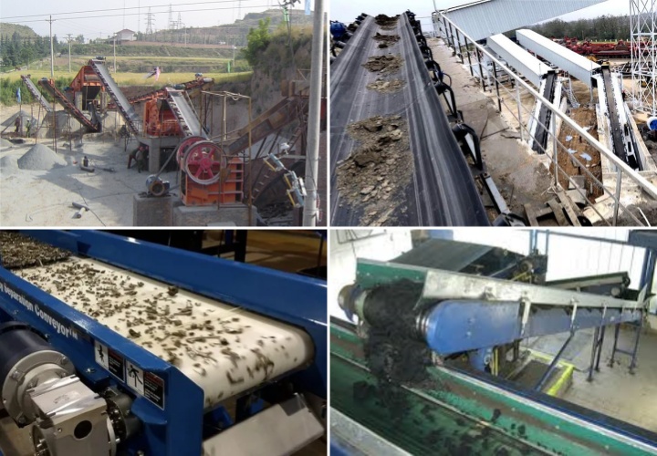 What is a belt conveyor for sludge used for?