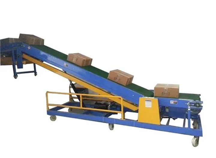 What is the uses of truck loading unloading belt conveyor?