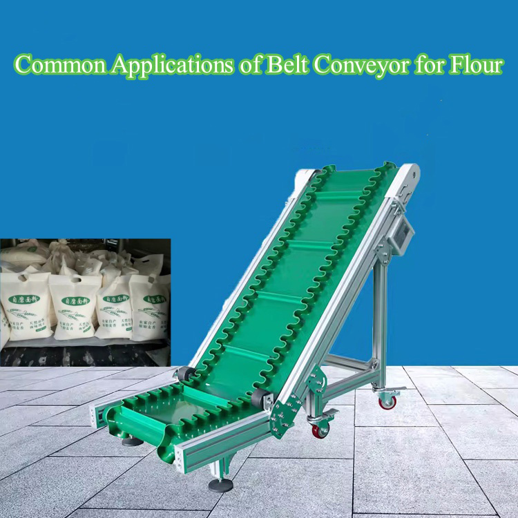 Common Applications of Belt Conveyor for Flour