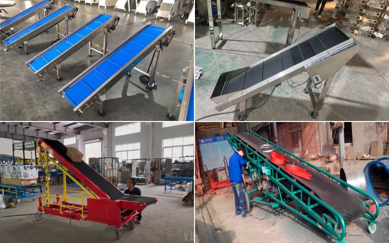 What is a small belt conveyor?