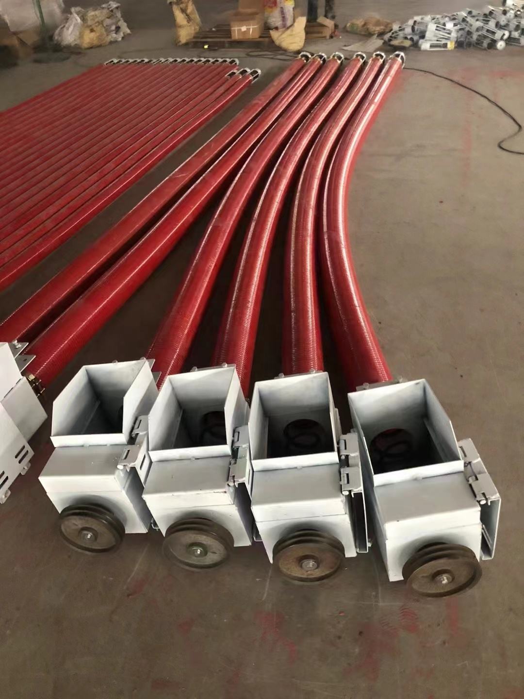 Flexible Auger Conveyor For Moving Wood Pellets-DAHAN Vibration ...