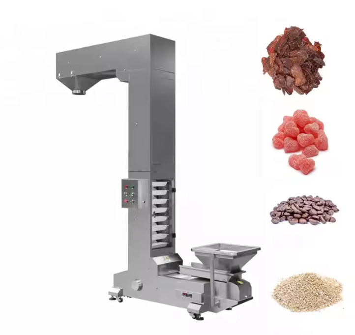 High Speed Chain Plate Z Type Bucket Elevator Candy Biscuits