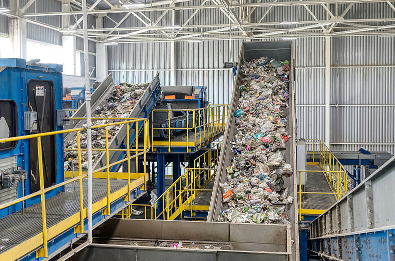 Waste recycling and sorting equipment-material sorting and processing equipment