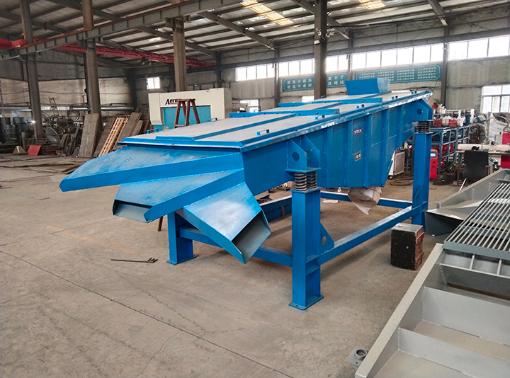 Moxa wool linear vibrating screen